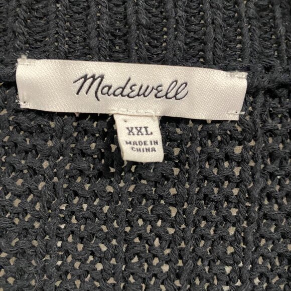 Madewell Bobble‎ Cardigan Black Size XXL - Picture 4 of 8